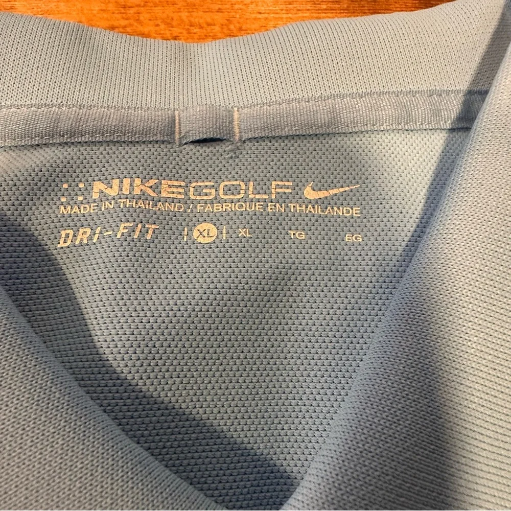 Nike Men's Polo Shirts in Bright Yellow and Soft Blue - Picture 2 of 3